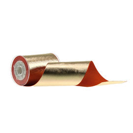 Lint van folie het Glanzende Goud Gedrukte Grosgrain voor Vrije de Winkelhaak van de Bogendiy van het Jonge geitjeshaar