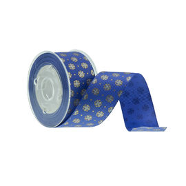 De decoratie schittert Grosgrain-Lint, Kosmetische Doos die Blauw Grosgrain-Lint verpakken