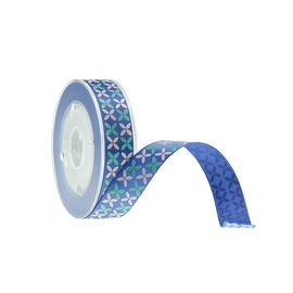 Het Lint van het Satijngrosgrain van de hoogtepuntdruk, Omkeerbaar het Satijnlint van Kerstmisgiften
