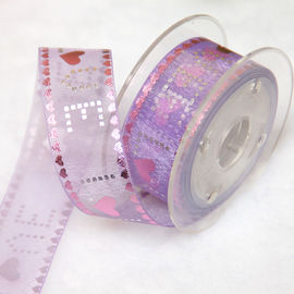 22mm Purper Gedrukt Zuiver Lint voor Slijtvaste de Dag van Valentine
