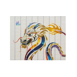 Het kleurrijke Chinese Draak Schilderen, Hotelmuur het Hangen Lintkunstwerk
