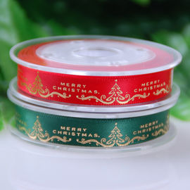 9 Gouden het Satijnlint van de MM.luxe Folie voor Kerstmisdecoratie OF Giften het Verpakken