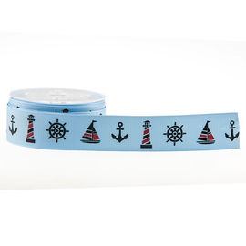19mm 2 Kleuren Gedrukt Grosgrain-Lint voor Kosmetische Verpakkende Decoratie