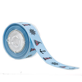 19mm 2 Kleuren Gedrukt Grosgrain-Lint voor Kosmetische Verpakkende Decoratie