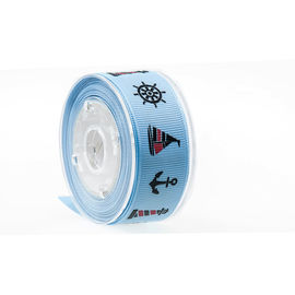 19mm 2 Kleuren Gedrukt Grosgrain-Lint voor Kosmetische Verpakkende Decoratie