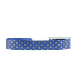 De decoratie schittert Grosgrain-Lint, Kosmetische Doos die Blauw Grosgrain-Lint verpakken