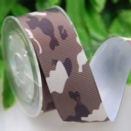 Het Lint van de Grosgrainpolyester, Sublimatie 25cm de Camouflagelint van de Giftverpakking