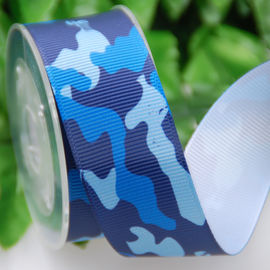 Het Lint van de Grosgrainpolyester, Sublimatie 25cm de Camouflagelint van de Giftverpakking