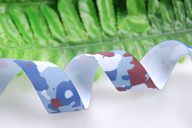 Het de Polyesterlint van de hitteoverdracht, camoufleert Dik Grosgrain-Lint voor Kledingstuktoebehoren