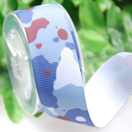 Het de Polyesterlint van de hitteoverdracht, camoufleert Dik Grosgrain-Lint voor Kledingstuktoebehoren