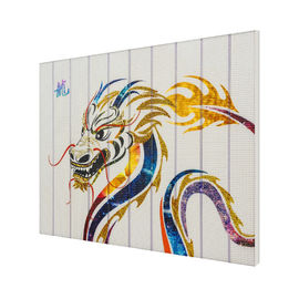 Het kleurrijke Chinese Draak Schilderen, Hotelmuur het Hangen Lintkunstwerk