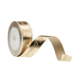 Het gekleurde Lint van Kerstmisgrosgrain, Cake die 16mm Gouden Grosgrain Lint verpakken