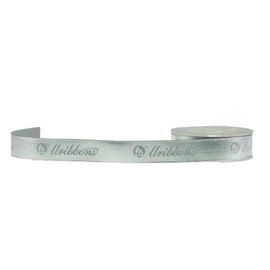 Zilver Gedrukt Grosgrain-Lint voor Schoonheidsmiddel die 16mm Duurzame Breedte verpakken