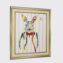 67.5 X 57cm Lint die van de de Verfpolyester van het Twaalf Dierenkonijn het Canvasmateriaal schilderen