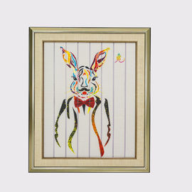 67.5 X 57cm Lint die van de de Verfpolyester van het Twaalf Dierenkonijn het Canvasmateriaal schilderen