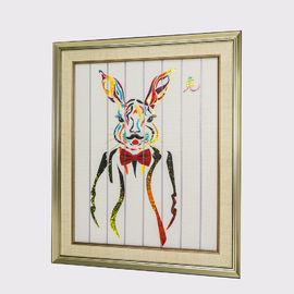 67.5 X 57cm Lint die van de de Verfpolyester van het Twaalf Dierenkonijn het Canvasmateriaal schilderen