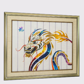 Kunstwerk van de draak het Chinese Dierenriem, Ontworpen Decoratieve Schilderijen voor Woonkamer
