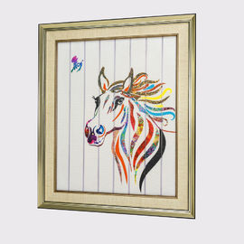 Chinese Dierenriem die het Lint schilderen die van het het Huisdecor van het Twaalf Dierenpaard het Ontworpen Kunst Decoratieve Muur Hangen schilderen