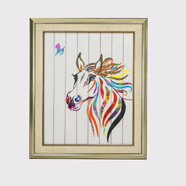 Chinese Dierenriem die het Lint schilderen die van het het Huisdecor van het Twaalf Dierenpaard het Ontworpen Kunst Decoratieve Muur Hangen schilderen