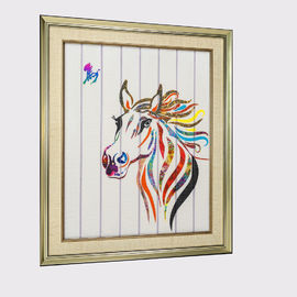 Chinese Dierenriem die het Lint schilderen die van het het Huisdecor van het Twaalf Dierenpaard het Ontworpen Kunst Decoratieve Muur Hangen schilderen