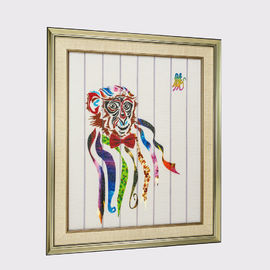 De Chinese Dierenriem ontwierp Kunst Twaalf het Lint van het het Huisdecor van de Dierenaap Schilderend het Decoratieve Muur Hangen Klaar te hangen