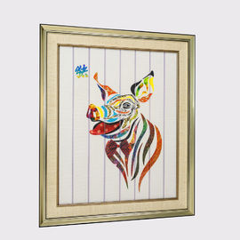 De Chinese Dierenriem ontwierp Kunst Twaalf het Lint van het het Huisdecor van het Dierenvarken Schilderend het Decoratieve Muur Hangen Klaar te hangen