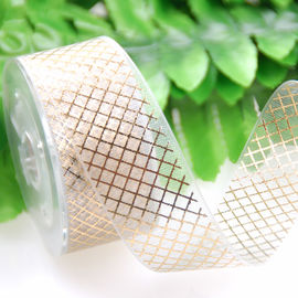 25mm Duidelijk Dubbel Zijlint, Wit Organza-Lint voor Schoonheid Verpakking