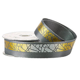 Gouden Patroon 25mm van de loopschoenenfolie Nylon Singelbandband