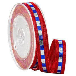 Smalle Rode Polyester 10MM de Band van de Druksingelband