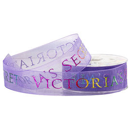 Het purpere Victoria's Secret-Lint van Regenboog Zuivere Organza