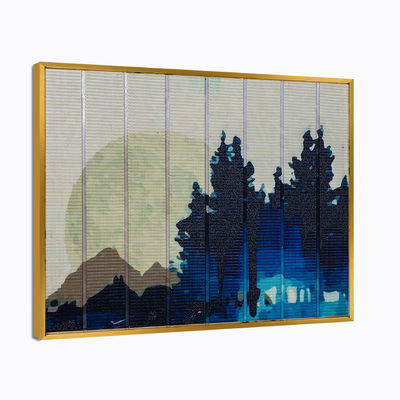 Van de de Nachtscène van het huisdecor het Lint Abstracte Schilderijen